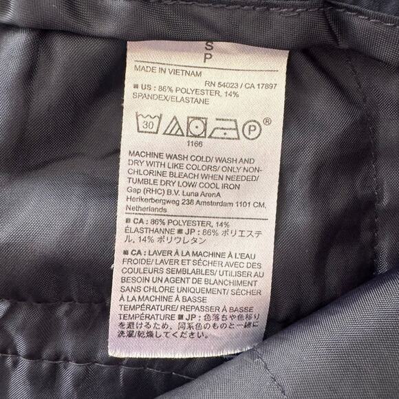 Banana Republic Factory Airstretch Small Blue Womens Pants Polyester Spandex - Picture 5 of 8